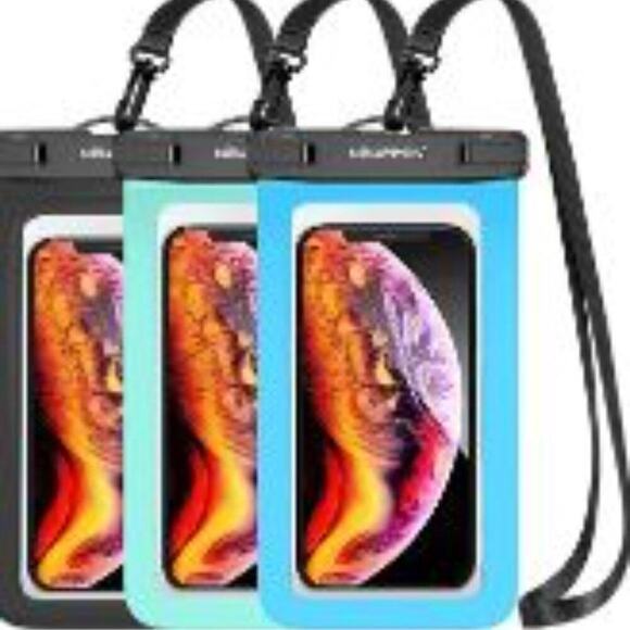 Newppon Waterproof Cell Phone Pouch pack of 3 - Picture 2 of 5